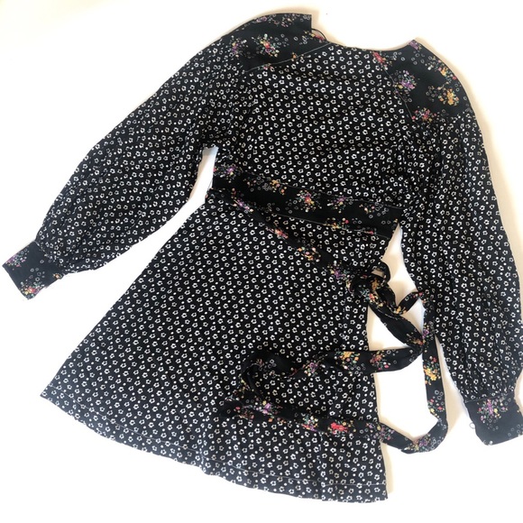 Free People Balloon Sleeve Printed Dress - Picture 3 of 5